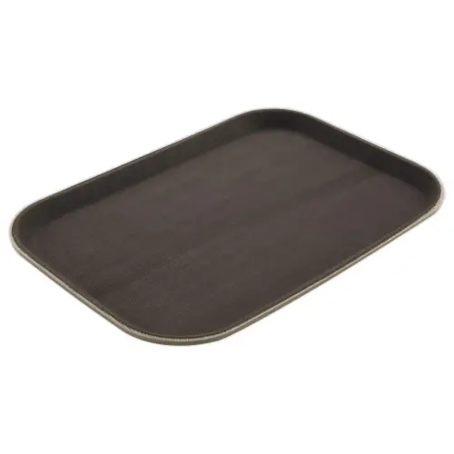 Rechthoekig dienblad  - 35 x 25 cm - Bruin 