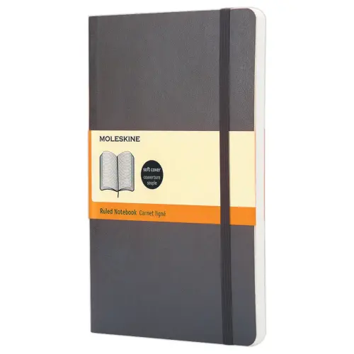 Moleskine notitieboek zacht gelinieerd 