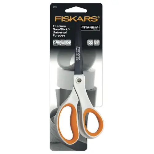 FISKARS Titanium Non Stick schaar - 21 cm, rechtshandig 
