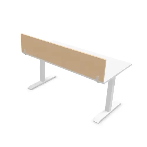 Bureau scheidingswand L. 160 beuken/wit