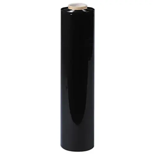 6 Rollen rekfolie - Zwart - 20µ - 0.45 x 300 m