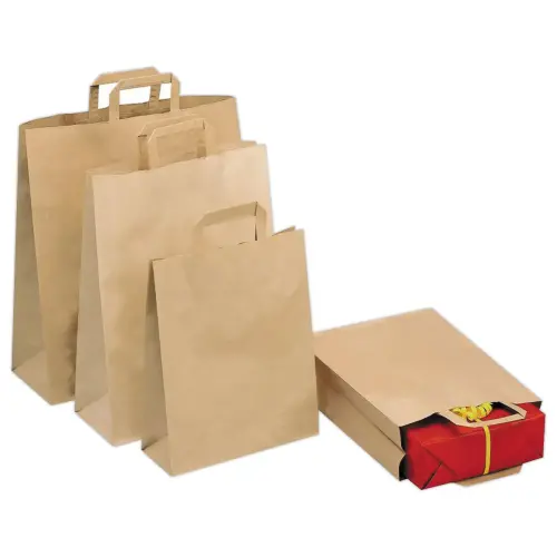 250  Gerecycled bruin kraftzakken bodem 110 x 220 x H 280 mm OK contact voeding 