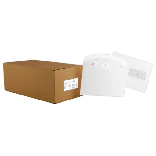 500 Gegomde enveloppen - 162x229 mm - met venster - GPV