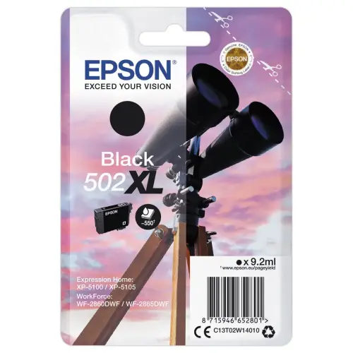 Epson 502XL zwarte cartridge