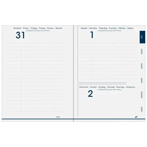 Dagelijkse agenda Quo Vadis Eunoia grijs 