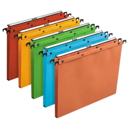 25 Hangende dossiers lades DE OBLIQUE AZO - Bod 15 mm