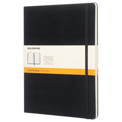 Cahier MOLESKINE XL HARDSHELL LIJN