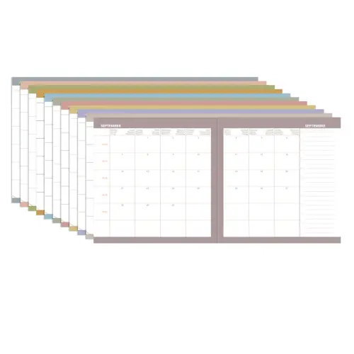 Weekagenda ZAKELIJK KLEUR ML Ella - 10x15 cm - Beige - December tot december - QUO VADIS