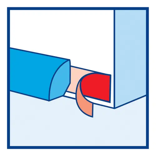 Rol dubbelzijdige tape - vloeren - 10m x 50mm - TESA 