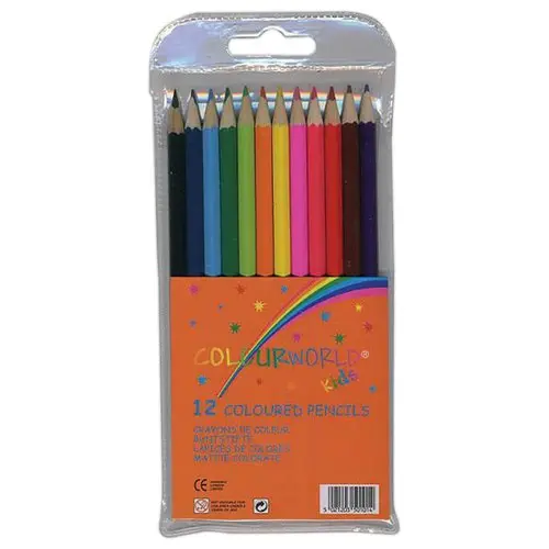12 goedkope kleurpotloden