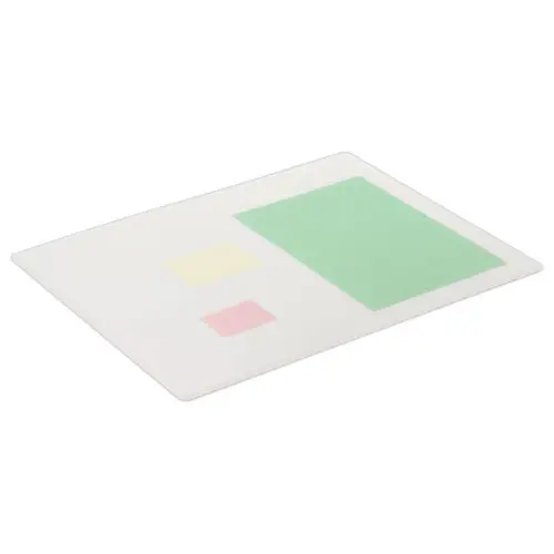 Transparante DURAGLAS conferentie onderleggers 