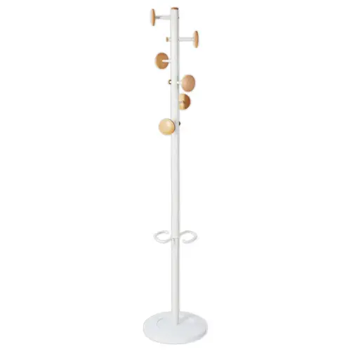 Kapstok 6 haken hout MUZIEK