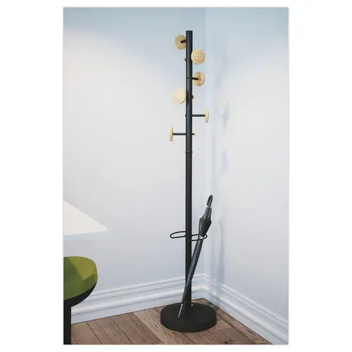 Kapstok MUSIC 6 houten haken