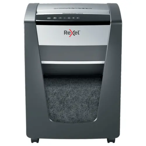 Handmatige papiervernietiger Rexel Momentum M515 - Microsnede - 15 vel - 30L - REXEL