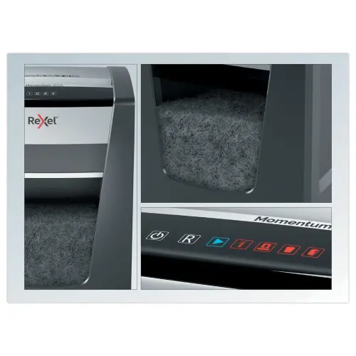 Handmatige papiervernietiger Rexel Momentum M515 - Microsnede - 15 vel - 30L - REXEL