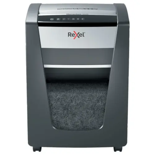 Handmatige papiervernietiger Rexel Momentum X420 - Kruissnede - 20 vel - 30L - REXEL