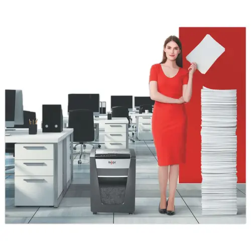 Handmatige papiervernietiger Rexel Momentum X420 - Kruissnede - 20 vel - 30L - REXEL
