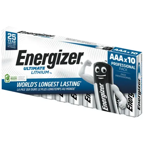 10 Lithiumbatterijen Ultimate L92 (AAA) - ENERGIZER