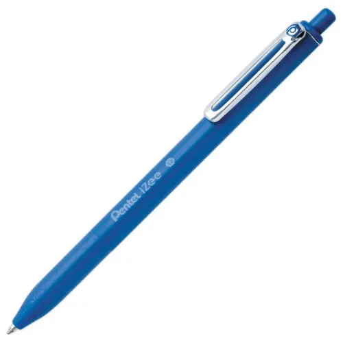 Intrekbare balpen - Groot schrift - Blauw - PENTEL