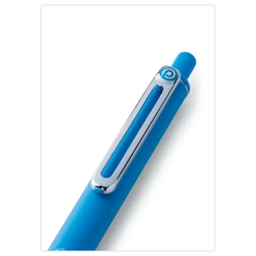 Intrekbare balpen - Groot schrift - Blauw - PENTEL