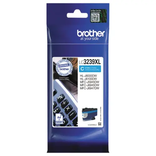 Cartouche BROTHER LC3239 cyaan zeer hoge capaciteit
