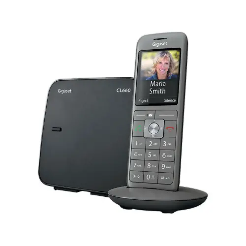 Draadloze telefoon GIGASET CL660 en zijn externe basisstation