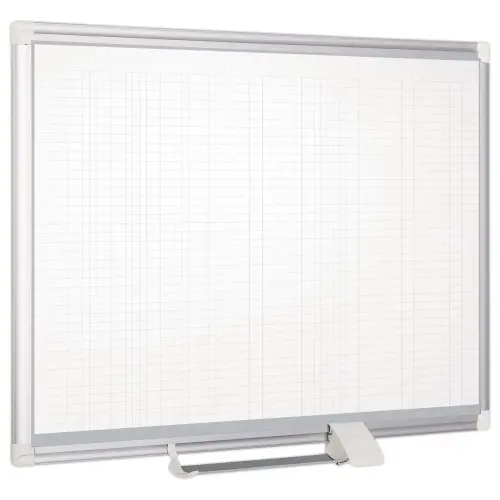 Magnetisch planner Kanban 180x120cm - geruit 25x25 mm