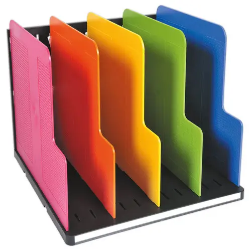 Verticale sorteerder Modulotop Ecoblack - 4 vakken - Geassorteerd - EXACOMPTA