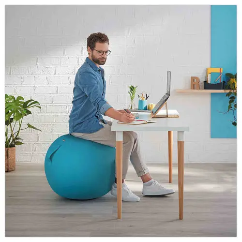 Ergonomische zitbal Ergo Cosy Active - Diameter 65 cm - Blauw - LEITZ