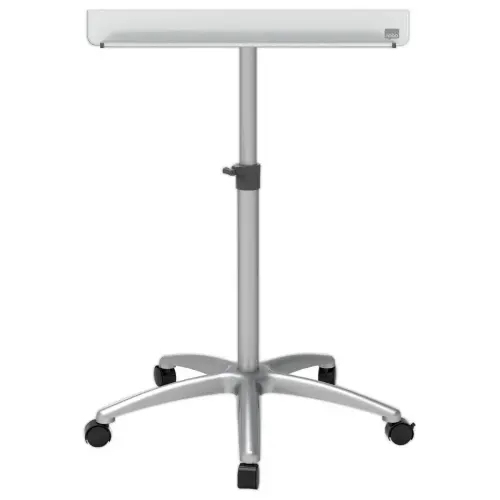 Mobiel magnetisch paperboard van glanzend wit glas - 70 x 185 cm - NOBO 