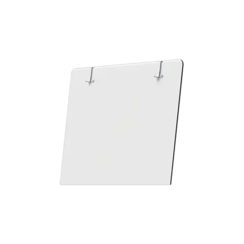 Mobiel magnetisch paperboard van glanzend wit glas - 70 x 185 cm - NOBO 