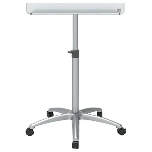 Mobiel magnetisch paperboard van glanzend wit glas - 70 x 185 cm - NOBO 