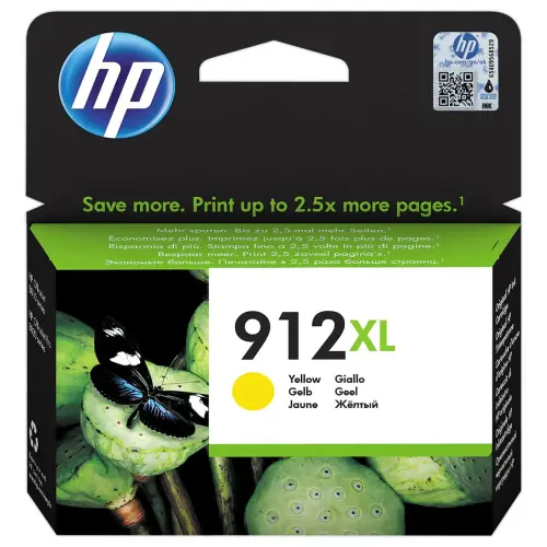 Cartridge HP 912XL - 3YL83AE - Geel