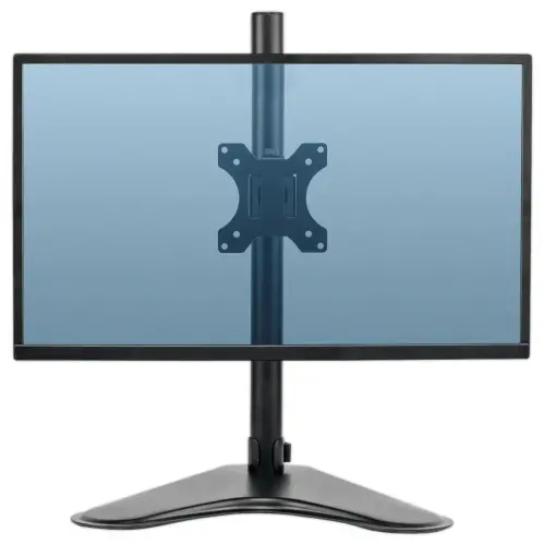 Horizontale monitorarm op voet voor 1 scherm