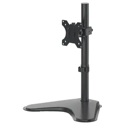 Horizontale monitorarm op voet voor 1 scherm