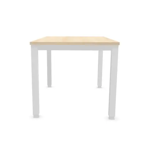 Bureau BRUXELLES 120 x 80 acacia - witte poten