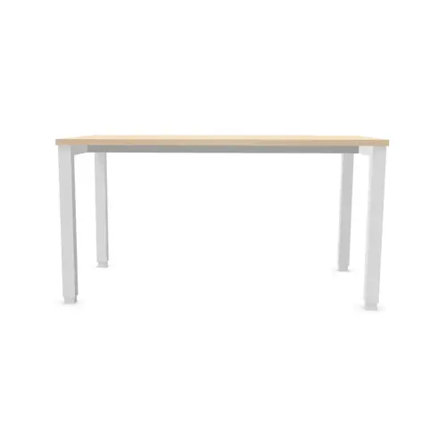 Bureau BRUXELLES 140 x 80 acacia - witte poten