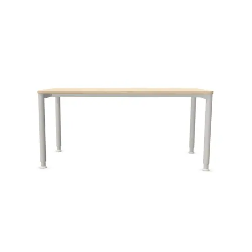 Tafel 160 x 80 acacia licht - aluminium poten