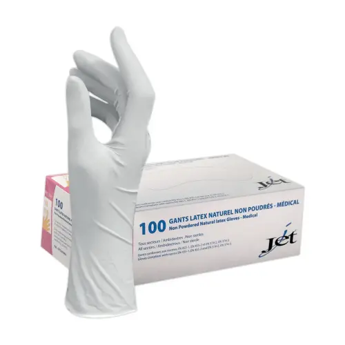 100 Medische handschoenen natuurlijk Latex, ongepoederd T9/Large