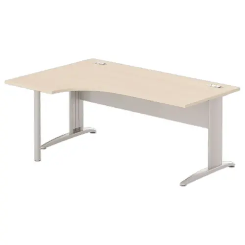 Bureau BUENOS AIRES compact retour naar links acacia/alu, L180