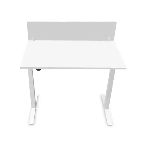 Cloisonnetje voor bureau L 140 wit/wit