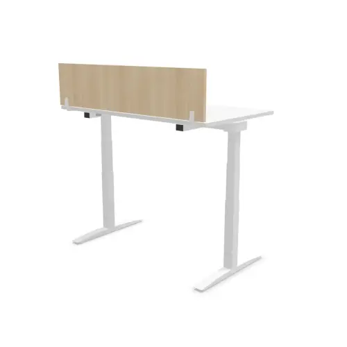 Cloisonnetje voor bureau L 140 acacia/wit 