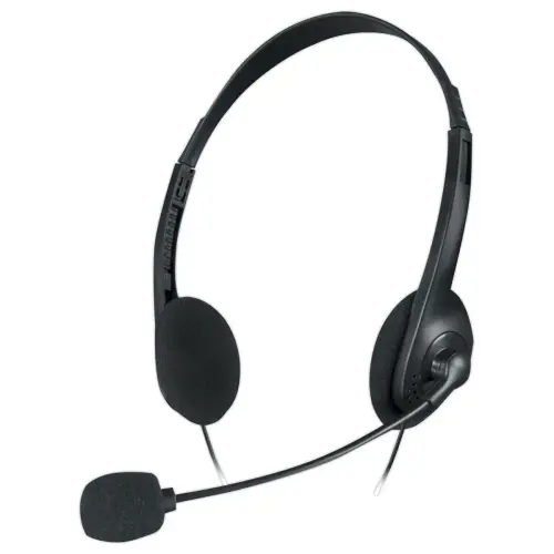 Microheadset Jack-plug 3,5 mm - micro en koptelefoon