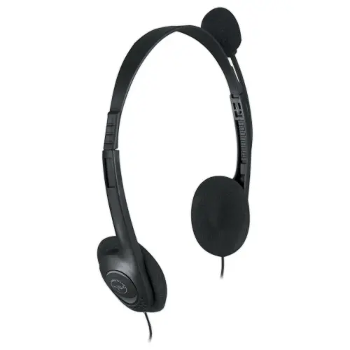 Microheadset Jack-plug 3,5 mm - micro en koptelefoon