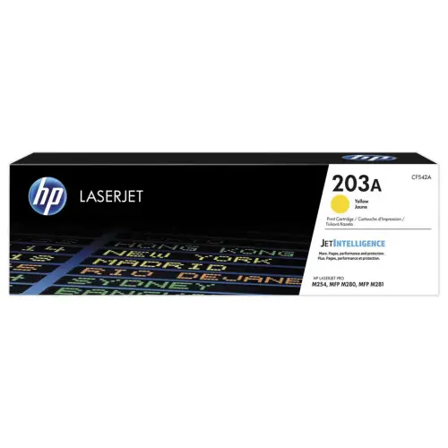 Cartridge HP 203A CF542A Geel