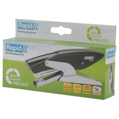 Gerecycleerde niettang - 24/6-26/6 - Zwart - RAPID Eco