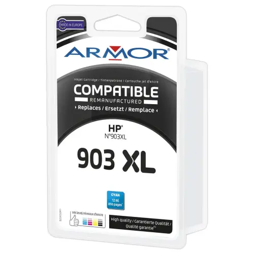 Inkjetcartridge ARMOR cyaan equivalentaan Hp 903XL