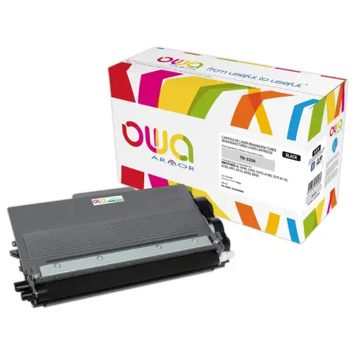 Lasercartridge ARMOR equivalent BROTHER TN3330 zwart 