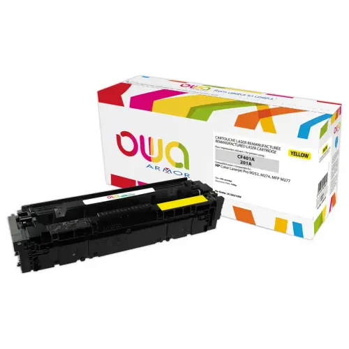 Cartridge ARMOR equiv. HP CF402A geel