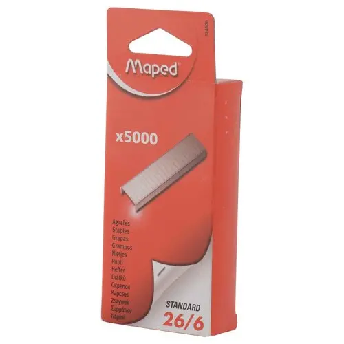 5000  Nietjes voor nietmachines - 26/6 - MAPED 